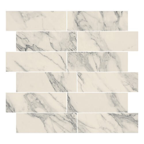 Caesar Anima Select Composizione L Bianco Arabesco luc.30x30 см Напольная плитка