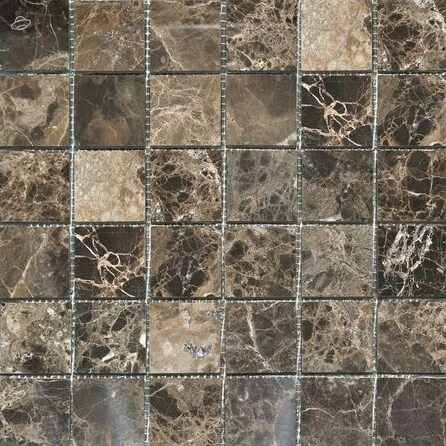 Colori Viva Emperador CV20092 Mos.Polished Dark Emperador 30,5x30,5 см Мозаика