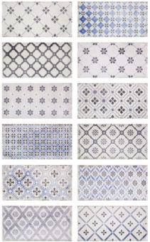 Fabresa Vita Mare Decor Mix 10x20 см настенная плитка