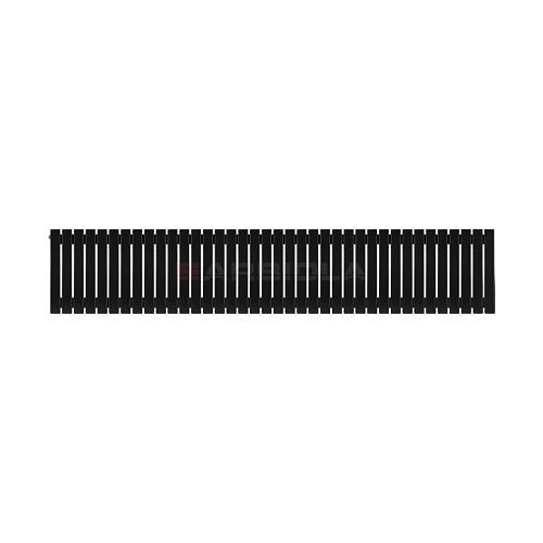 Arbiola Liner H 500-36-38 секции черный вертикальный радиатор c боковым подключением