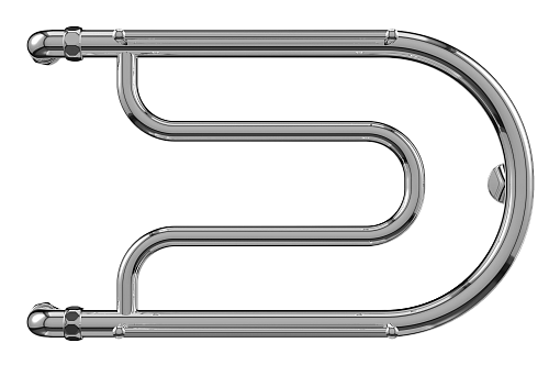 Terminus Фокстрот 1" БШ 320х600 Водяной полотенцесушитель 