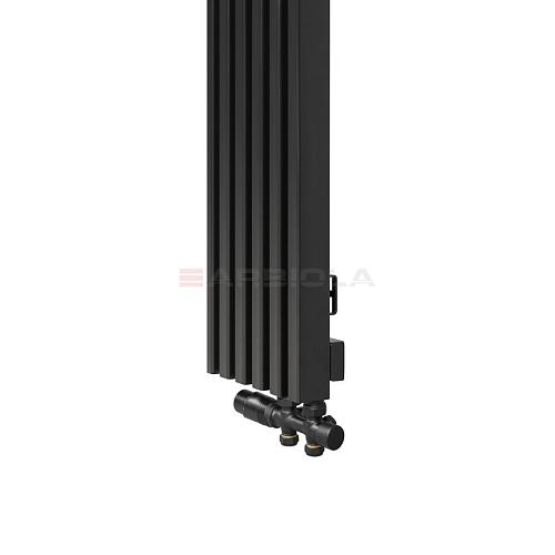 Arbiola Compact V 600-63-25 секции черный вертикальный радиатор c нижним подключением