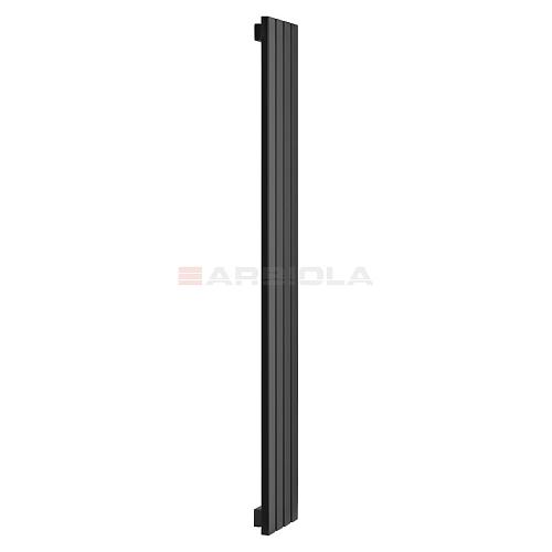 Arbiola Liner H 1500-36-12 секции черный вертикальный радиатор c боковым подключением