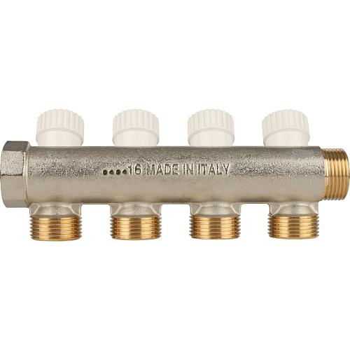 SMB 6851 3434074 Stout Коллектор распределительный 3/4", 4 отвода 3/4"ЕК