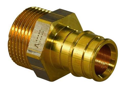 Штуцер Uponor Q&E 20-1/2 латунный с наружной резьбой
