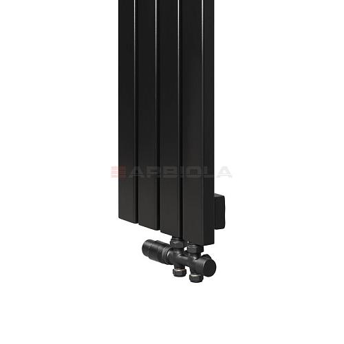 Arbiola Liner V 2500-36-10 секции черный вертикальный радиатор c нижним подключением