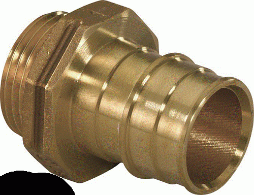 Штуцер Uponor Q&E Wipex 50-1 1/4 латунный с наружной резьбой