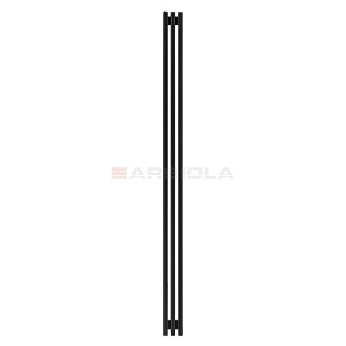 Arbiola Compact H 2200-63-03 секции черный вертикальный радиатор c боковым подключением