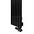 Arbiola Ritmo V 1500-40-07 секции черный вертикальный радиатор c нижним подключением