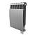 Royal Thermo Biliner 350 V Silver Satin / 8 секции Биметаллический радиатор с нижним правым подключением