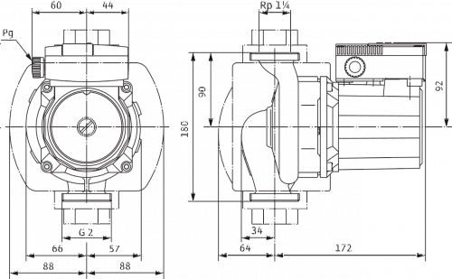 Wilo TOP-Z 30/7 EM PN6/10 RG Циркуляционный насос