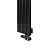 Arbiola Liner V 750-36-32 секции черный вертикальный радиатор c нижним подключением