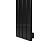 Arbiola Liner H 500-36-23 секции черный вертикальный радиатор c боковым подключением