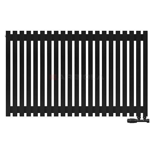 Arbiola Ritmo V 750-40-21 секции черный вертикальный радиатор c нижним подключением