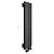 Arbiola Liner V 700-36-23 секции черный вертикальный радиатор c нижним подключением