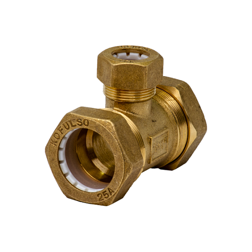 Kofulso Тройник 25x15x25мм  с уменьшением переходной "труба-труба-труба"