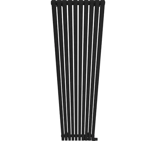 КЗТО QUADRUM 30 V 1- 1750-8 R RAL1T103S9005 Радиатор (черный матовый муар) с нижним подключением