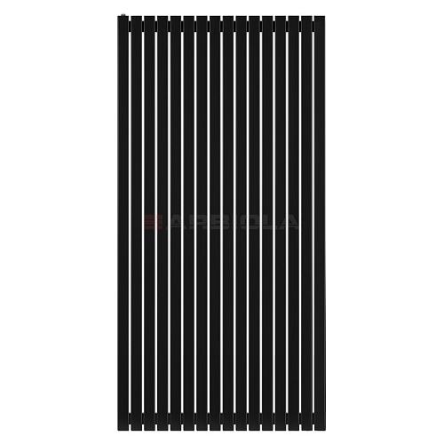 Arbiola Liner H 2000-36-16 секции черный вертикальный радиатор c боковым подключением