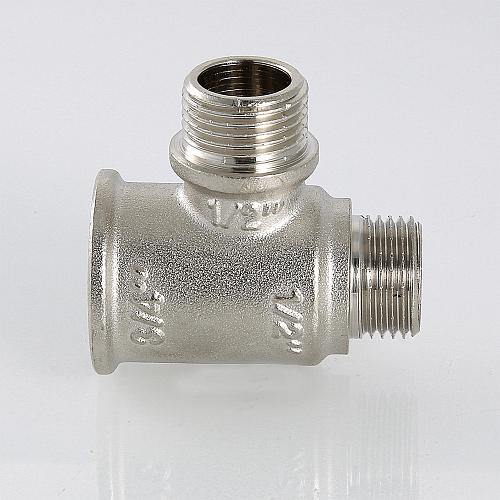 Valtec 3/4" х 3/4" х 1/2" Тройник переходной с двумя переходами на наружную резьбу