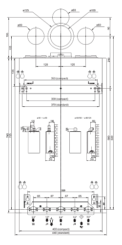 Chaffoteaux (Ariston) Pigma Advance 25 Настенный двухконтурный конденсационный газовый котел