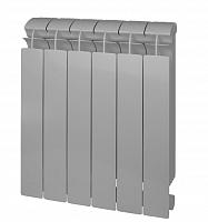 Global Style Plus 500 20 cекции БиМеталлический секционный радиатор серый (глобал)