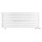 Arbiola Gorizont Ritmo VZ 1750-40-12 секций белый горизонтальный  радиатор c нижним подключением (на ножках)