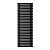 Arbiola Gorizont Iris H 500-42-28 секции черный горизонтальный радиатор c боковым подключением