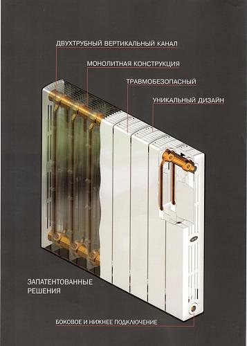 Rifar Supremo 800 - 10 секции биметаллический секционный радиатор