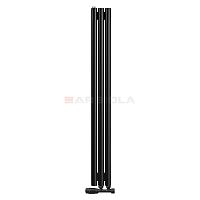 Arbiola Iris 42 V 1250-42-03 секции черный вертикальный радиатор c нижним подключением