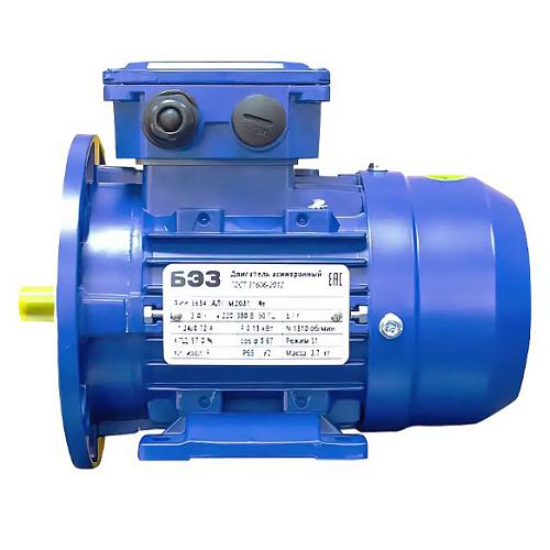 UNIPUMP Электродвигатель АИР 90L6 (Ал) IM2081 (1,5 кВт/1000 об/мин), корпус алюминий