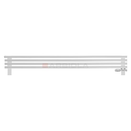 Arbiola Gorizont Compact VZ 1750-63-04 секции белый горизонтальный радиатор c нижним подключением с ножками