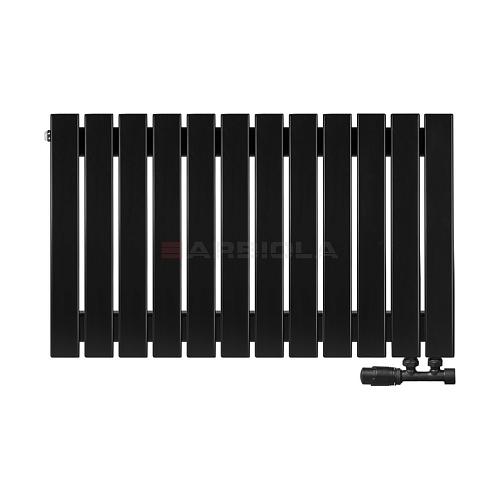 Arbiola Liner V 500-36-13 секции черный вертикальный радиатор c нижним подключением