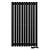 Arbiola Iris 42 V 1000-42-15 секции черный вертикальный радиатор c нижним подключением