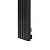 Arbiola Compact H 500-63-24 секции черный вертикальный радиатор c боковым подключением