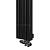 Arbiola Mono V 1500-60-04 секции черный вертикальный радиатор c нижним подключением