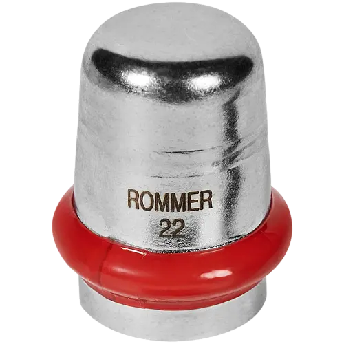 ROMMER Заглушка 22 из нержавеющей стали прессовой, арт. RSS-0025-000022