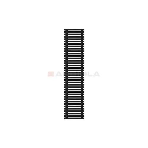 Arbiola Gorizont Ritmo H 600-40-38 секций чёрный горизонтальный  радиатор c боковым подключением