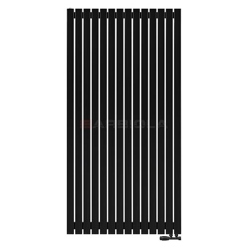 Arbiola Mono V 1500-60-14 секции черный вертикальный радиатор c нижним подключением
