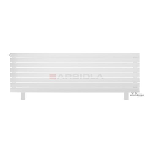 Arbiola Gorizont Liner VZ 1800-36-08 секции белый горизонтальный радиатор c нижним подключением с ножками