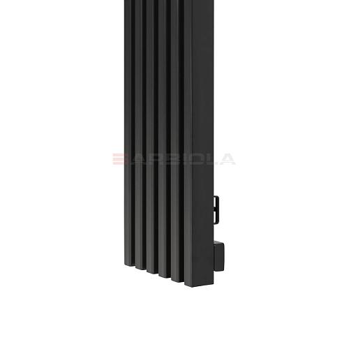 Arbiola Compact H 750-63-26 секции черный вертикальный радиатор c боковым подключением