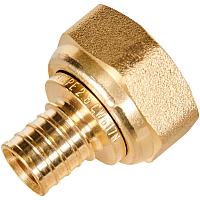 ROMMER Переходник с накидной гайкой 16xG3/4 для трубы из сшитого полиэтилена осевой