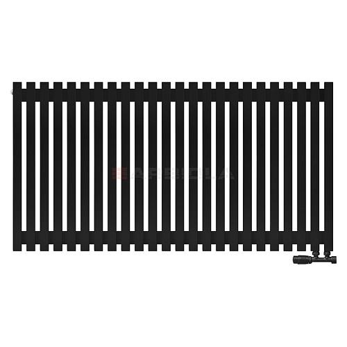 Arbiola Ritmo V 750-40-24 секции черный вертикальный радиатор c нижним подключением