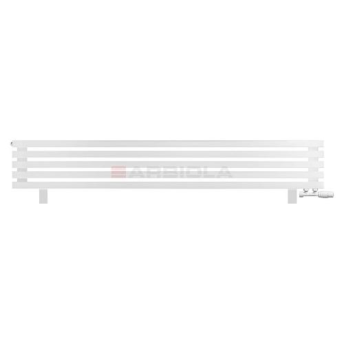 Arbiola Gorizont Ritmo VZ 1750-40-05 секций белый горизонтальный  радиатор c нижним подключением (на ножках)