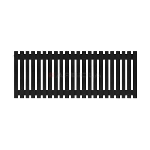 Arbiola Ritmo H 500-40-22 секции черный вертикальный радиатор c боковым подключением