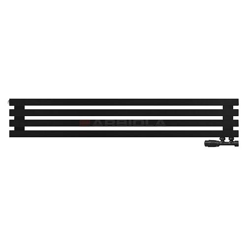 Arbiola Ritmo Gorizont V 1200-40-04 секции чёрный горизонтальный радиатор c нижним подключением