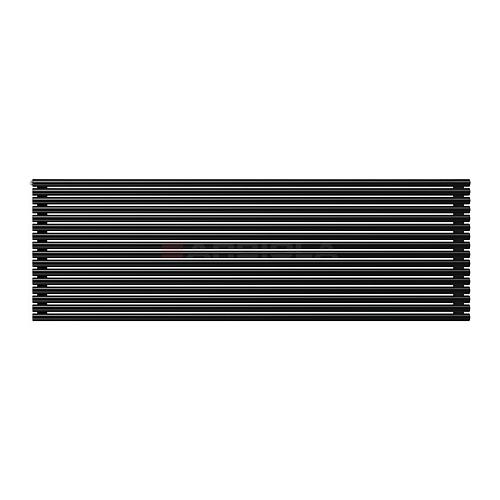 Arbiola Gorizont Iris H 2500-42-16 секции черный горизонтальный радиатор c боковым подключением