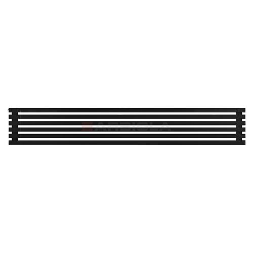Arbiola Gorizont Ritmo H 2200-40-06 секций чёрный горизонтальный  радиатор c боковым подключением