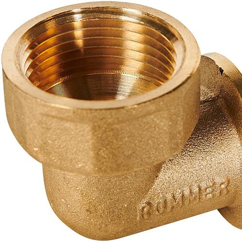 ROMMER Уголок-переходник с внутренней резьбой 32xG1 для трубы из сшитого полиэтилена осевой