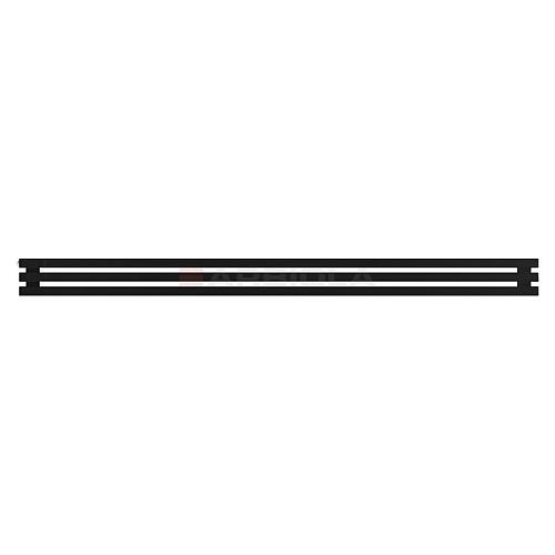 Arbiola Gorizont Ritmo H 2200-40-03 секции чёрный горизонтальный  радиатор c боковым подключением