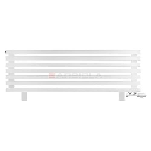 Arbiola Gorizont Ritmo VZ 1250-40-07 секций белый горизонтальный радиатор c нижним подключением (на ножках)